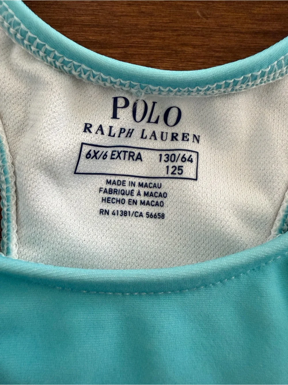 Polo by Ralph Lauren Kids Tie Dye One-Piece Swimsuit - Blue/Yellow/Pink